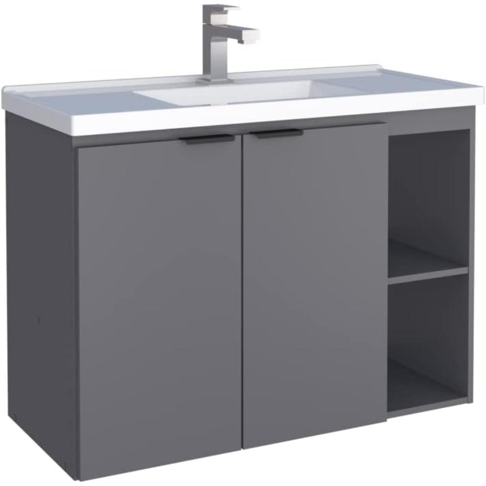 MUEBLE BAÑO ASTER 80 GRIS