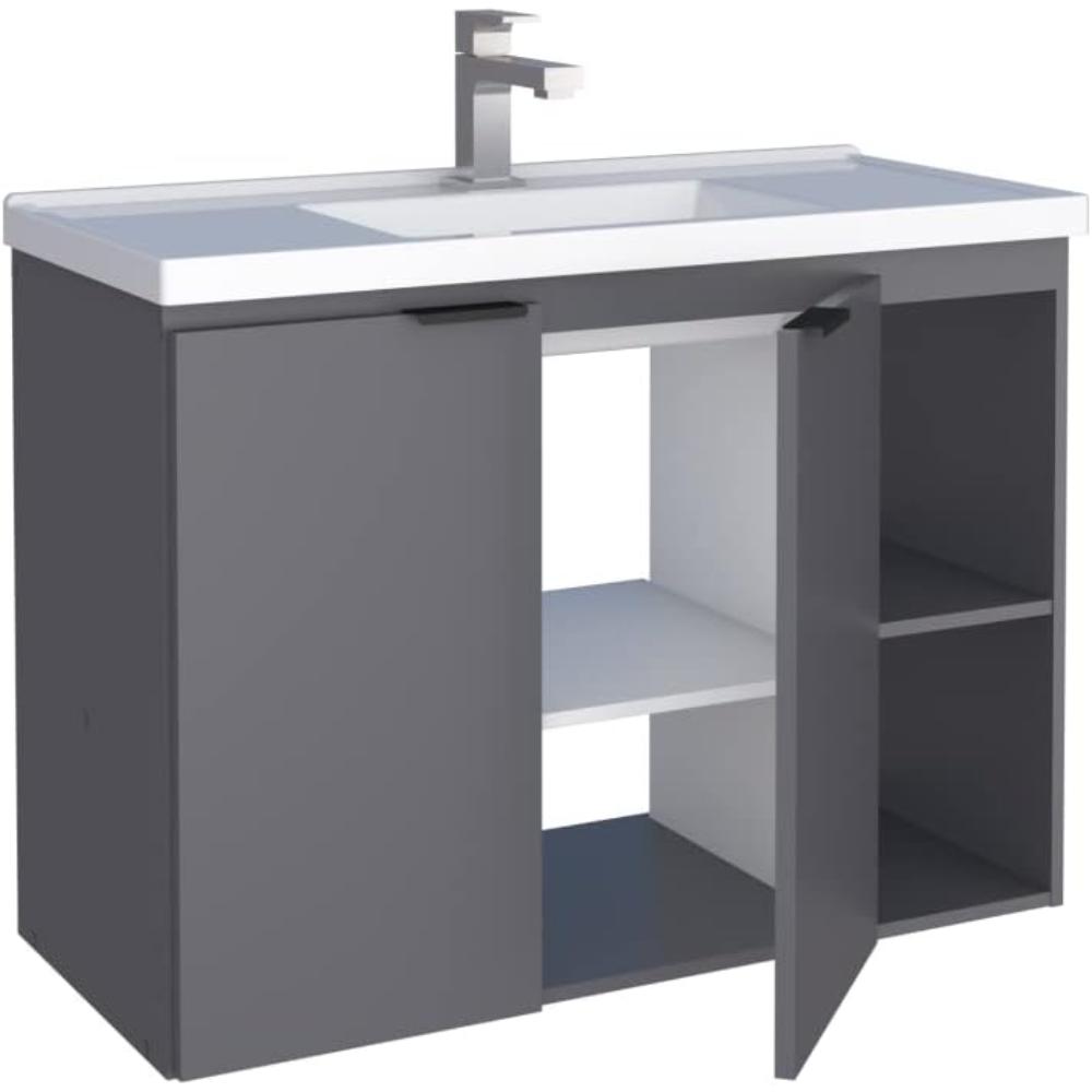 MUEBLE BAÑO ASTER 80 GRIS