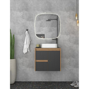Mueble de Baño Kyoto Color Negro Con Lavamanos