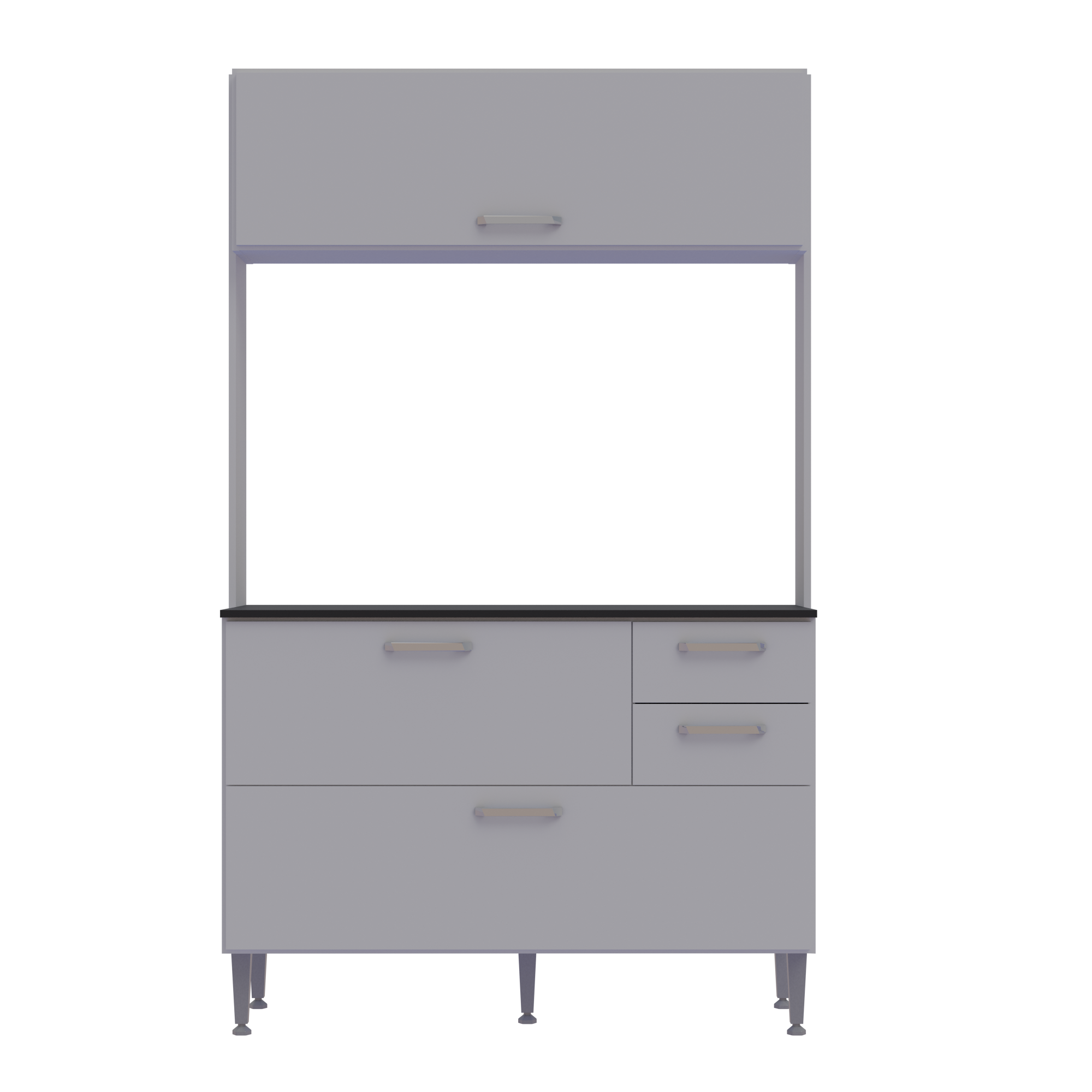 Cocina Integral Madik Color Blanco con cajones