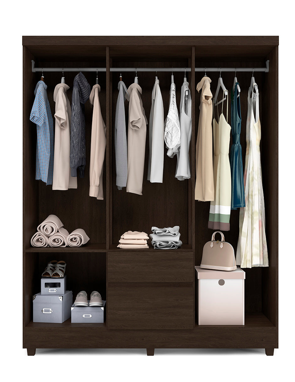 MUEBLE ROPERO DE 6 PUERTAS LINEA FLASH MODELO 62920-105