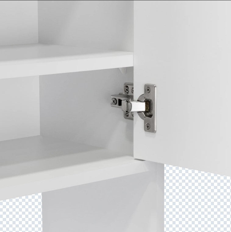 Gabinete de Baño Apolis MADIK color Blanco, puertas y repisas