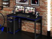 Mueble Escritorio/Mesa Gamer Negro/Azul