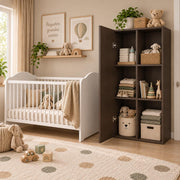 Mueble Organizador MADIK Multiusos Expresso con 6 espacio y puerta