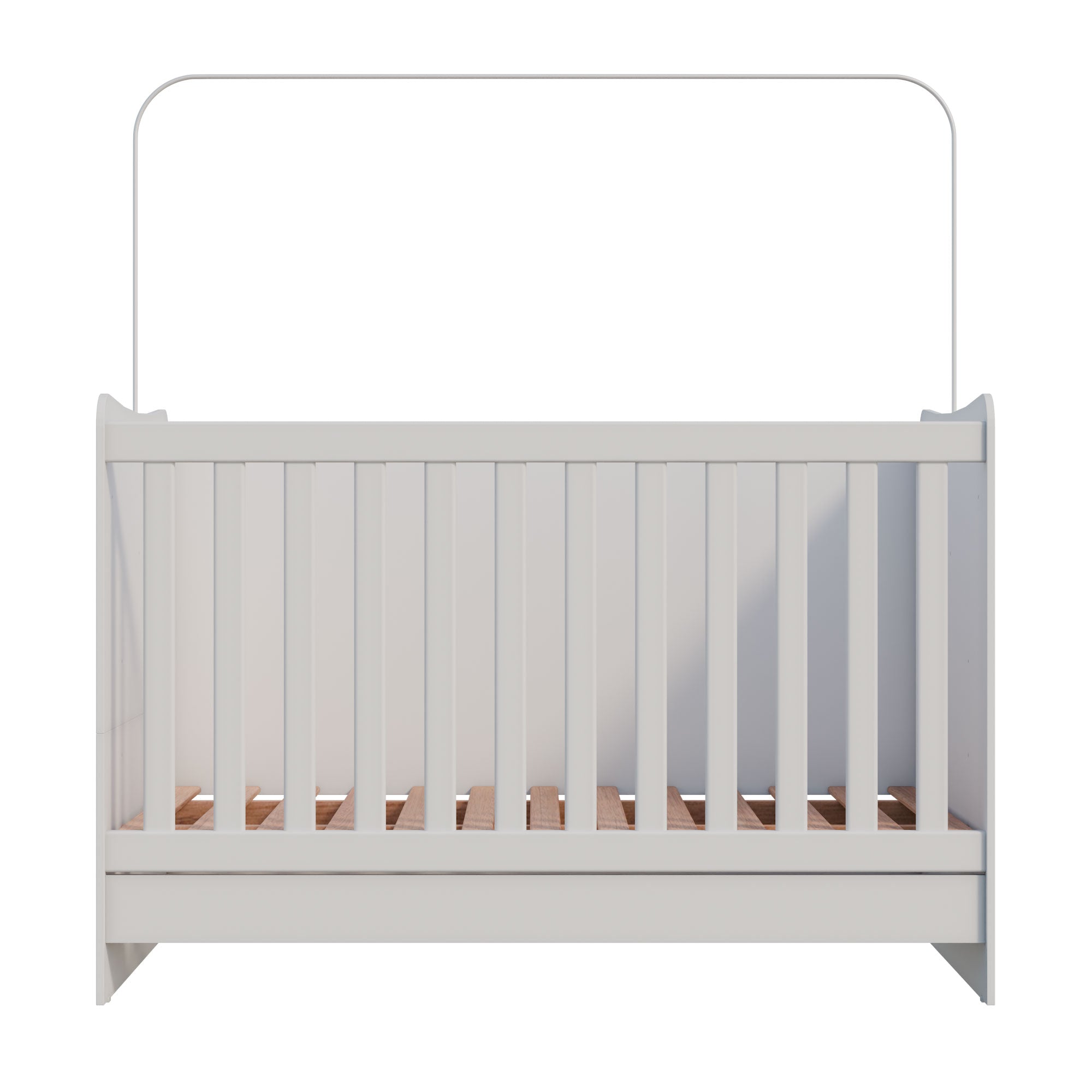 Cuna Multifuncional Madik Convertible 4 en 1 color blanco