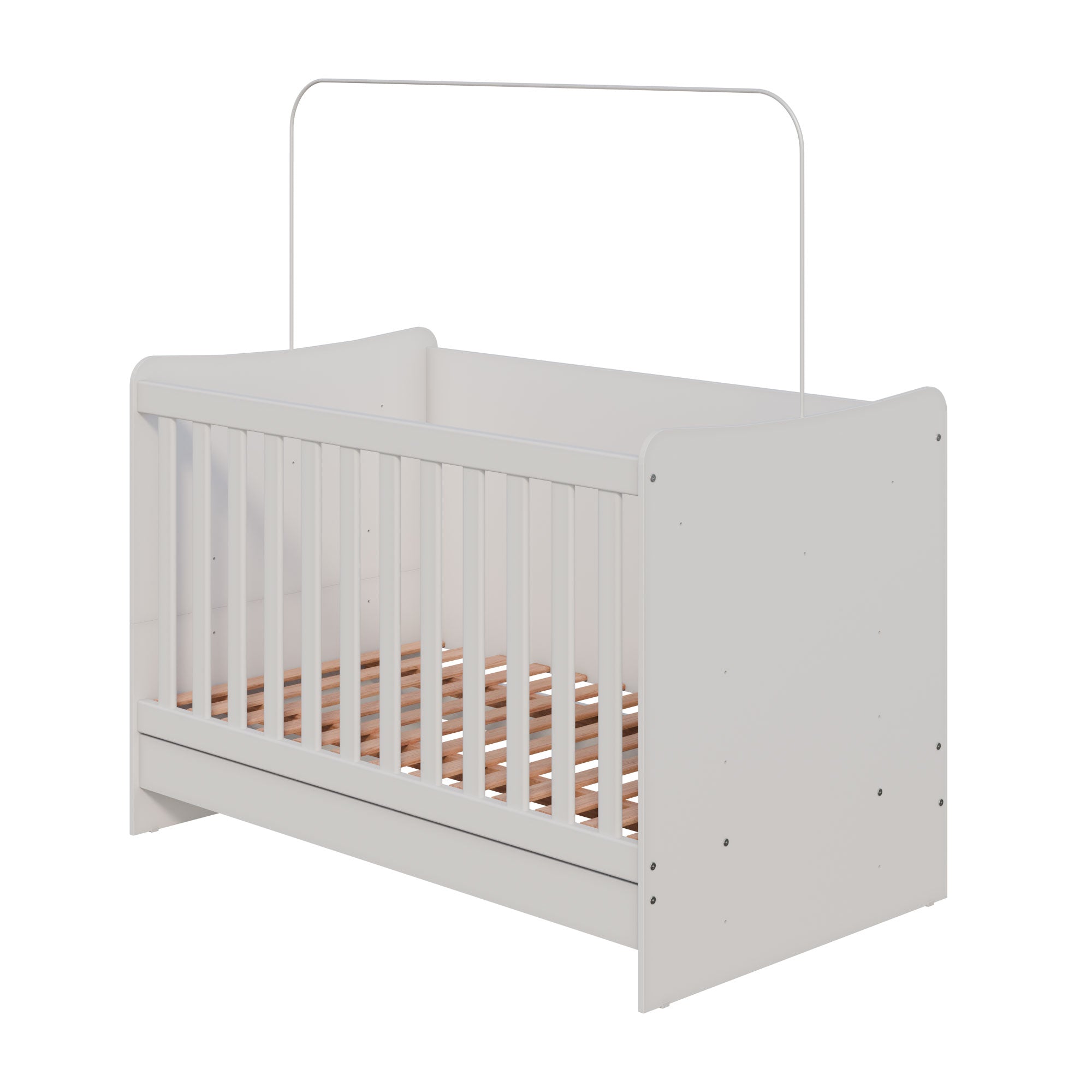 Cuna Multifuncional Madik Convertible 4 en 1 color blanco