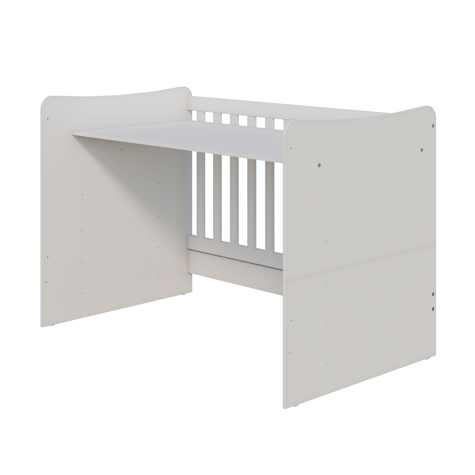 Cuna Multifuncional Madik Convertible 4 en 1 color blanco