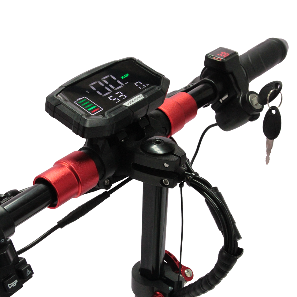 Scooter Eléctrico Roue Y2 1000W Plegable Con Asiento y LED Velocidad 55km/h