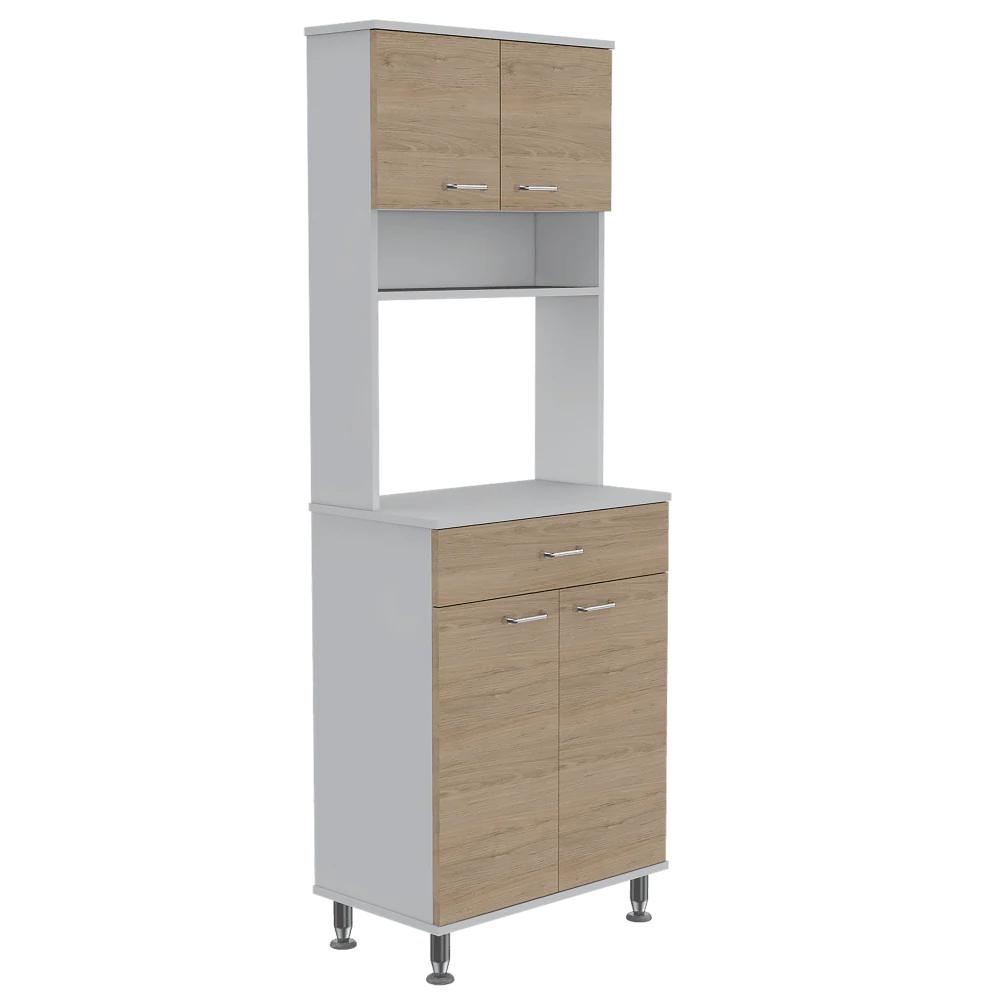 Mueble Alacena Madik color Beige y Blanco