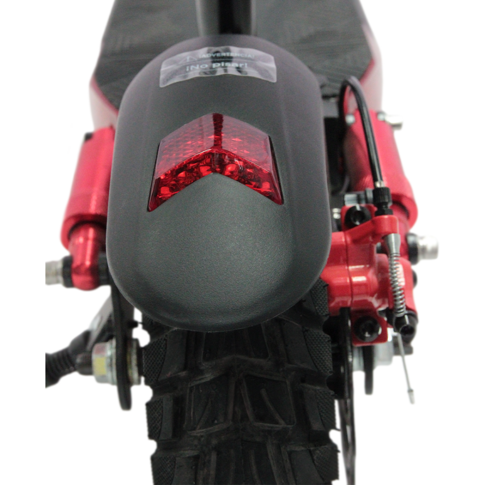 Scooter Eléctrico Roue Y2 1000W Plegable Con Asiento y LED Velocidad 55km/h