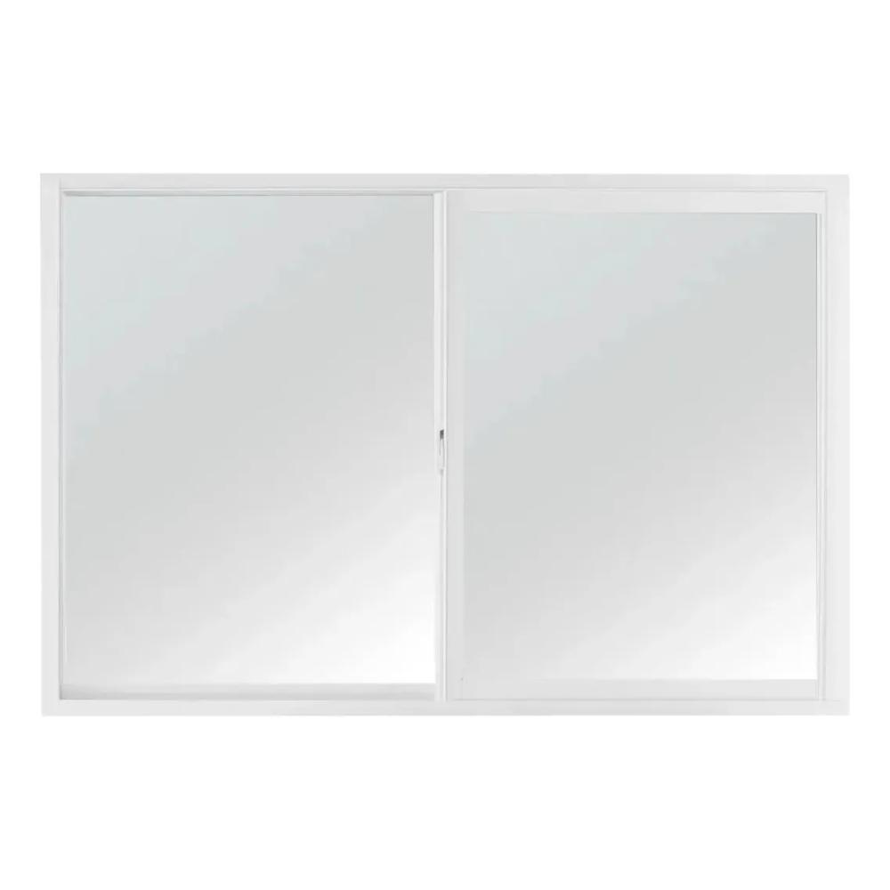 VENTANA ALUMINIO 1.5″ 60X40 CRISTAL SATINADO 3MM
