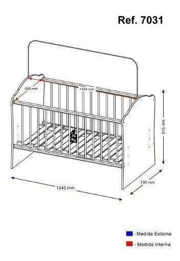 Mueble Cuna Infantil C/ Ajuste Altura Base Colchon
