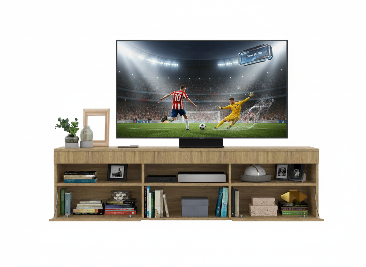 Centro de Entretenimiento para Tv 65″ Color Rustico