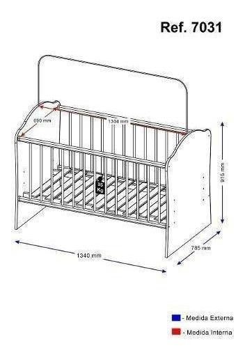 Mueble Cuna Infantil C/ Ajuste Altura Base Colchon