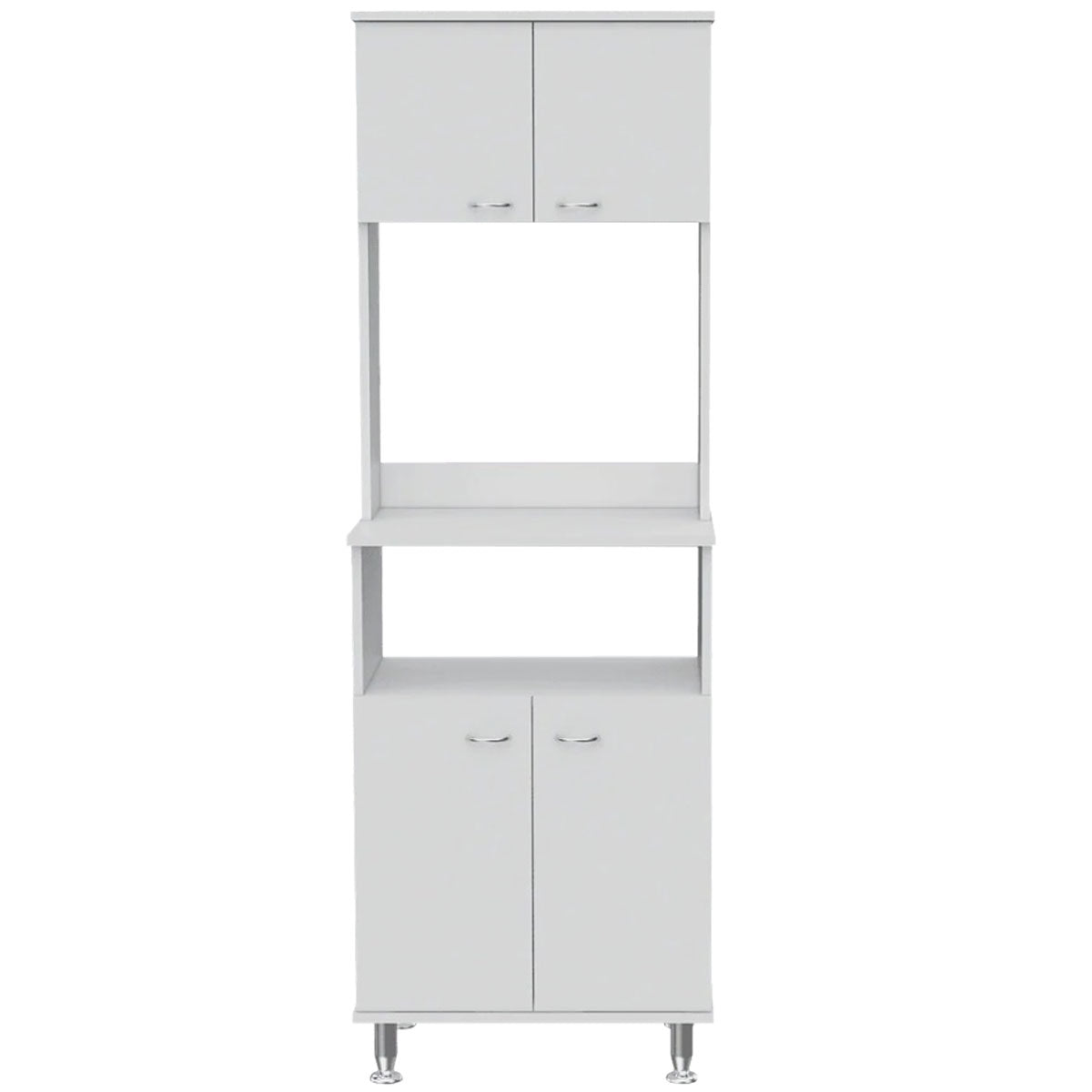 Mueble Alacena para Cocina Madik Blanco con 4 puertas y 4 estantes