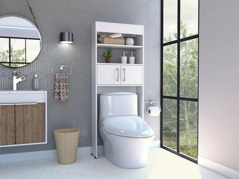 Gabinete de Baño MADIK Oporto Blanco Ahorrador de espacio X2