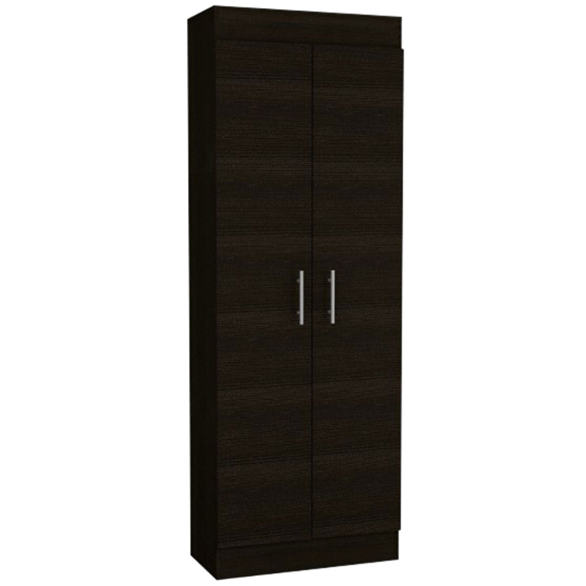 Mueble Alacena Nepal, Wengue, con 5 Entrepaños y 2 Puertas Batientes