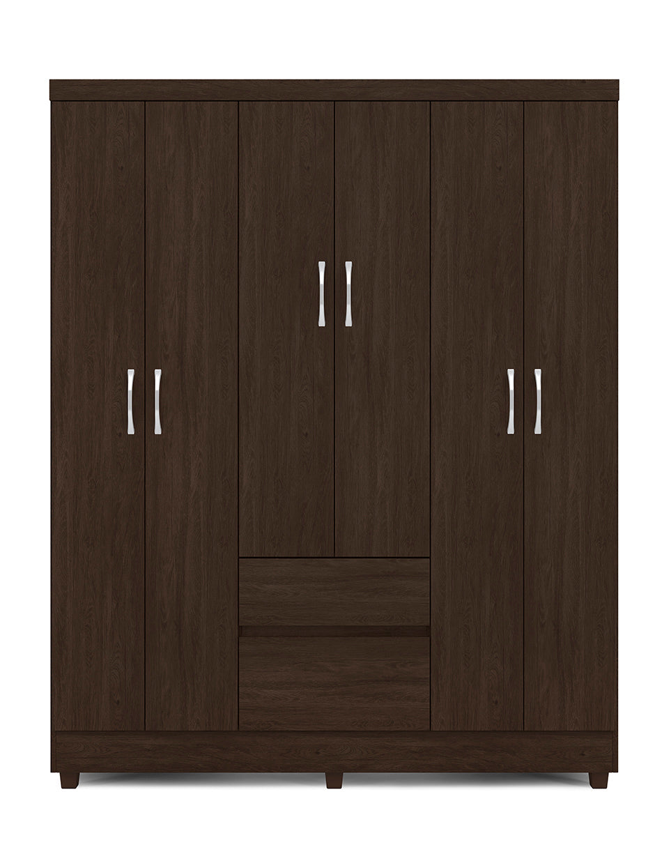 MUEBLE ROPERO DE 6 PUERTAS LINEA FLASH MODELO 62920-105