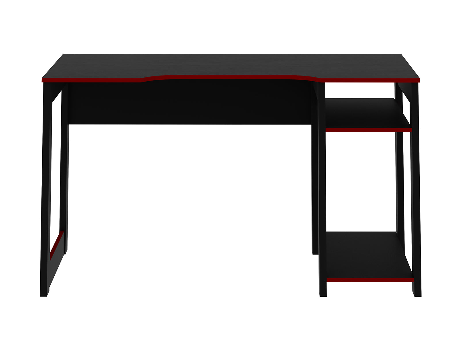 Mueble Escritorio/Mesa Gamer Negro/Rojo