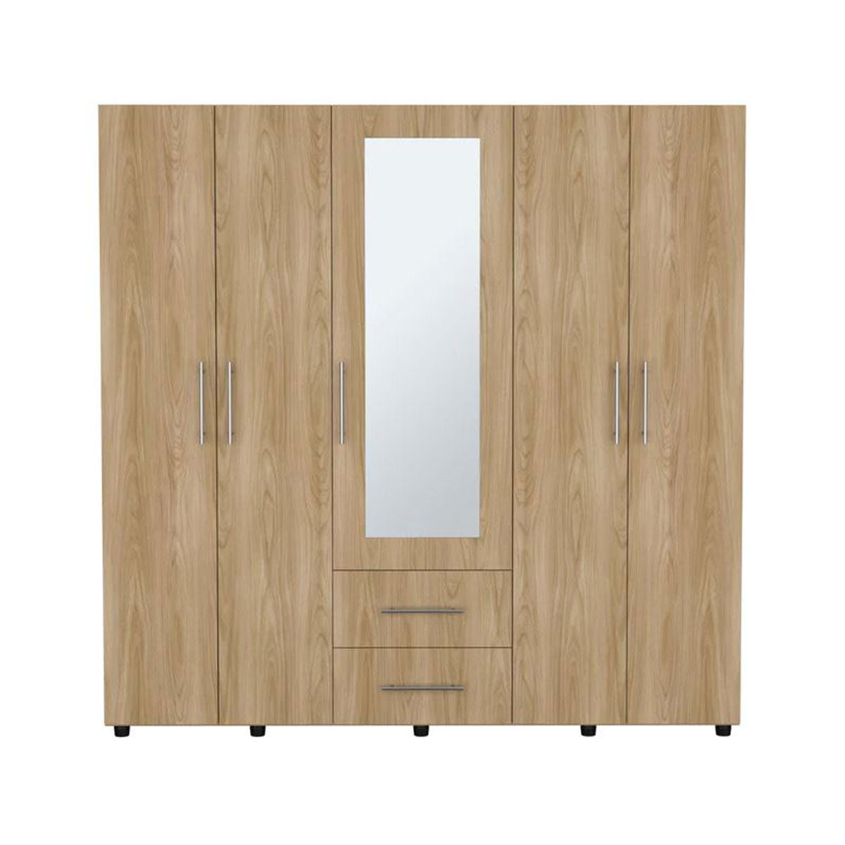 Closet Grays Madik Fresno Europeo y Wengue, puerta con Espejo