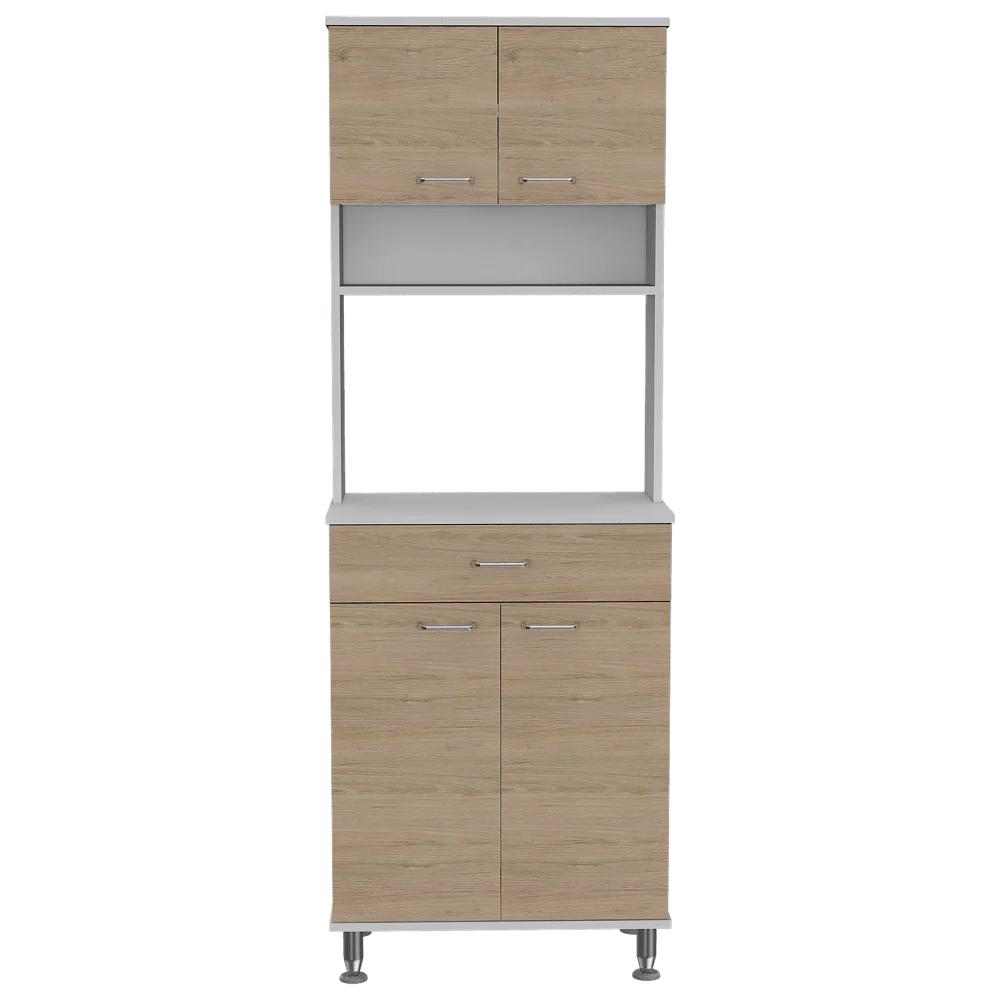 Mueble Alacena Madik color Beige y Blanco