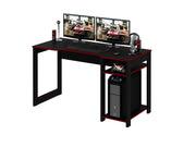 Mueble Escritorio/Mesa Gamer Negro/Rojo
