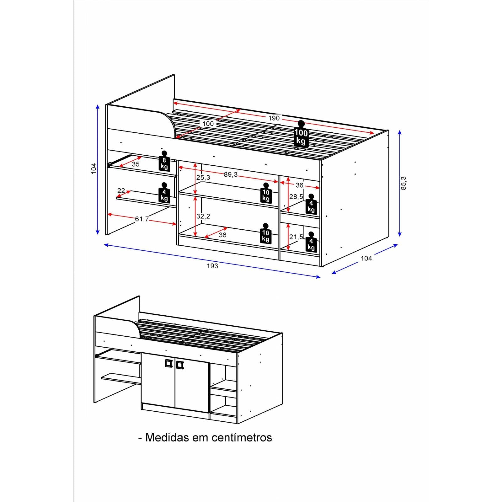 Mueble Cama Multifuncional