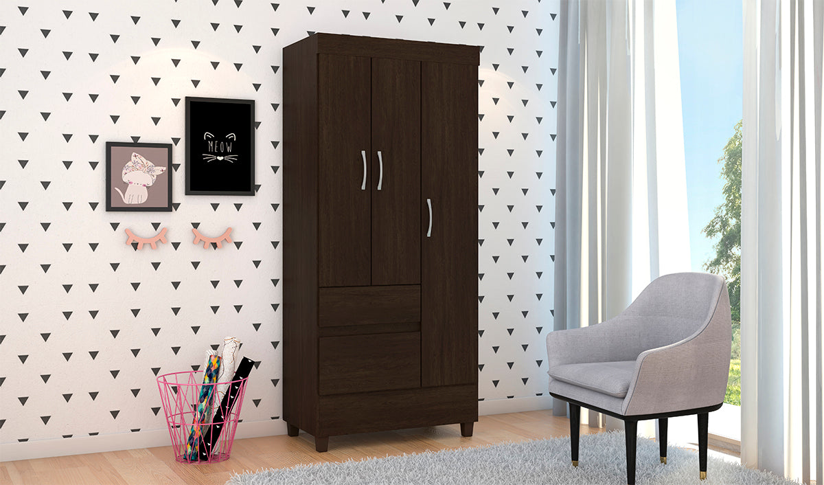 MUEBLE ROPERO 3 PUERTAS LINEA WIND MODELO 32860-105