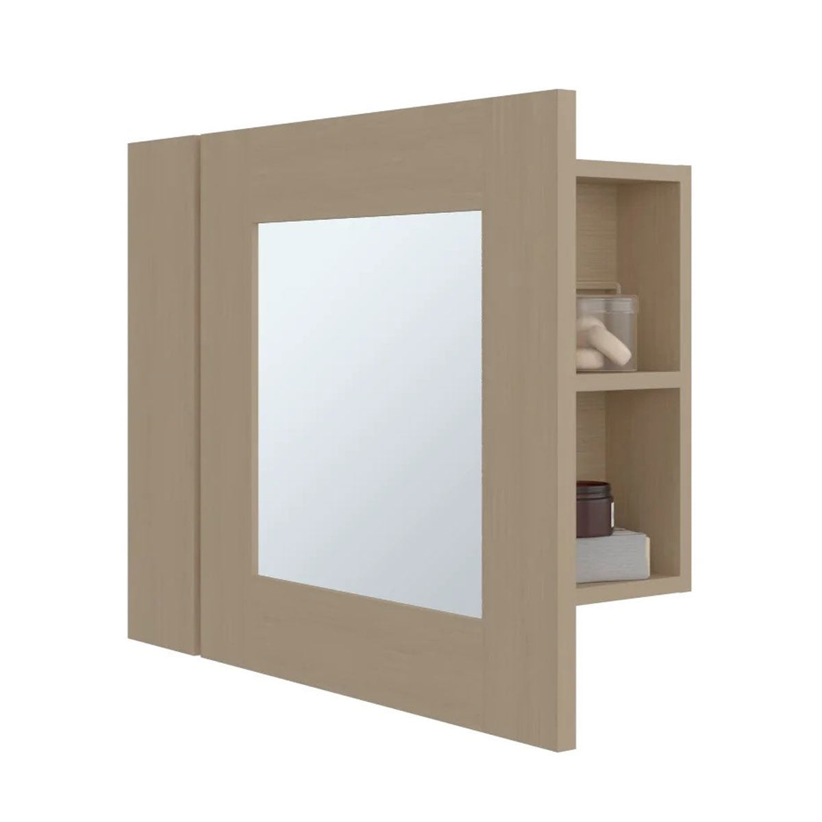 Gabinete de Baño MADIK Rovere Puerta Espejo y Múltiples Entrepaños
