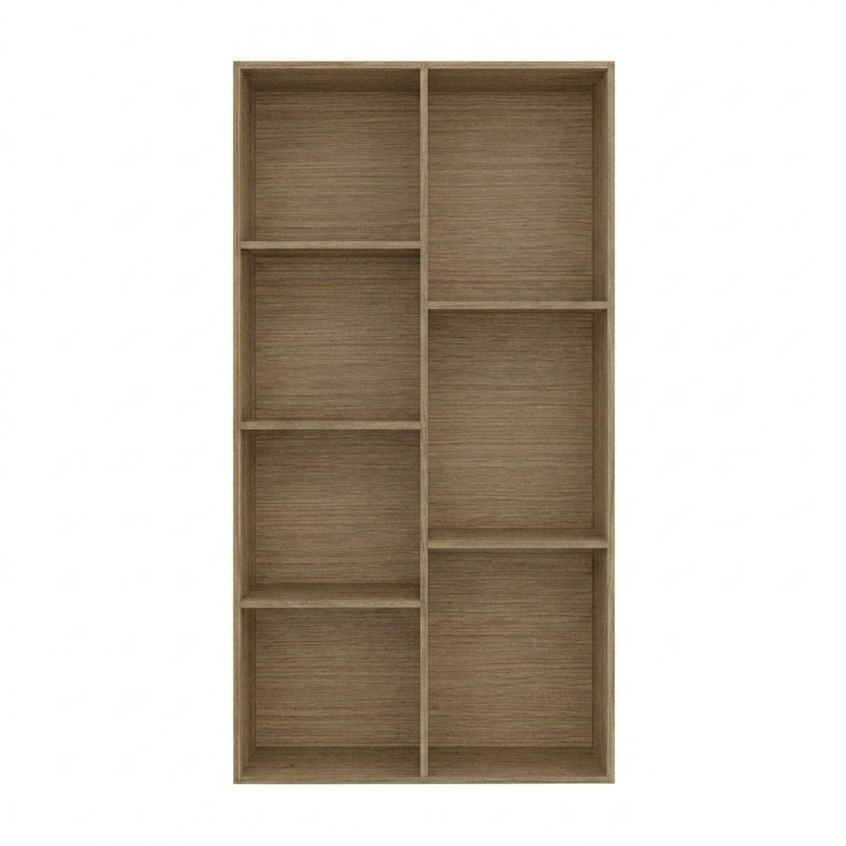 Mueble Organizador de 7 Cubos Madik Multiusos en color Café Nuez