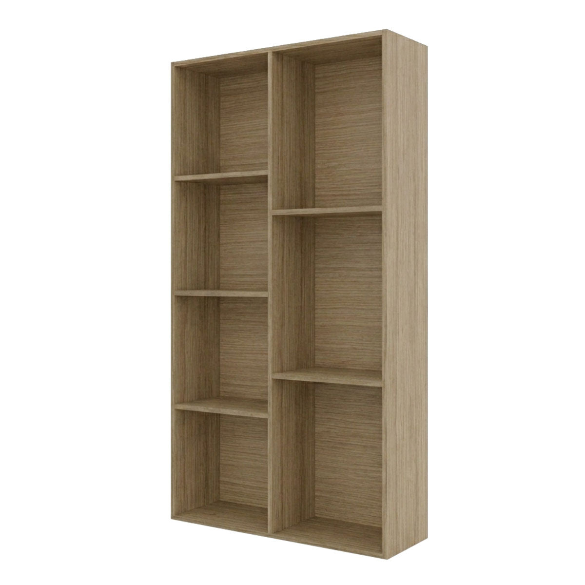 Mueble Organizador de 7 Cubos Madik Multiusos en color Café Nuez