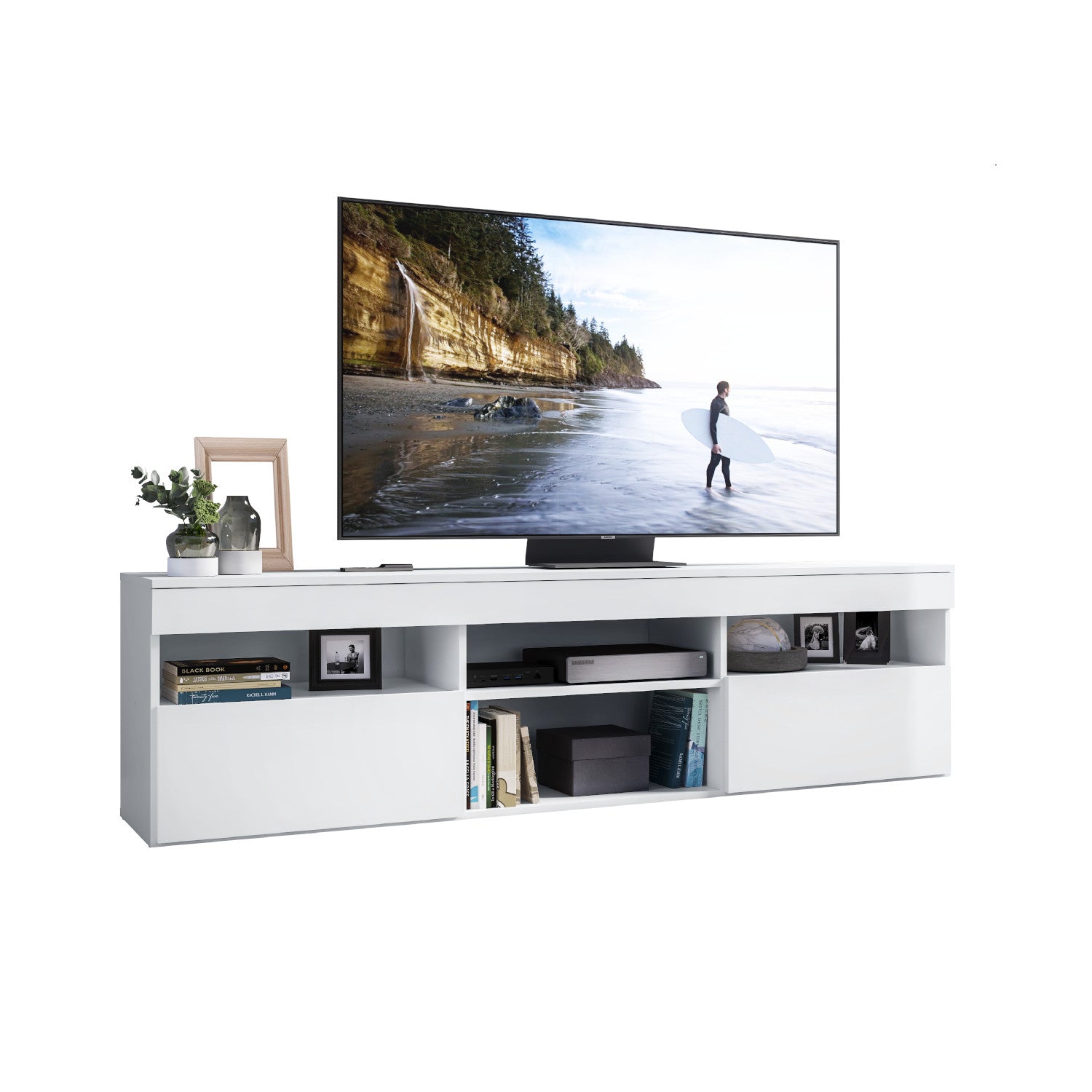 Centro de Entretenimiento para Tv 65″ Color Blanco