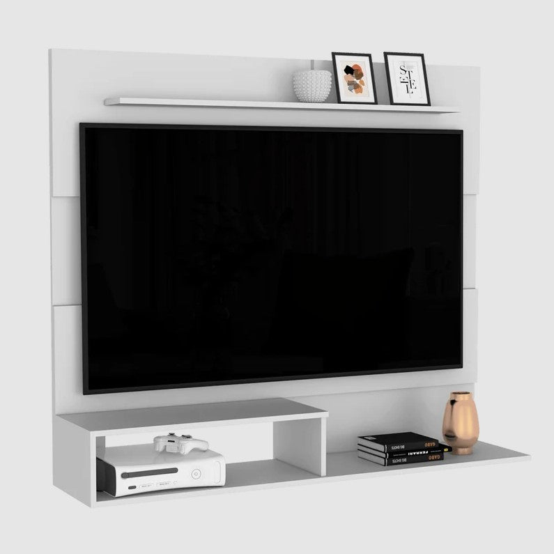 Panel de Tv Ascher MADIK Para TV de Hasta 55″ Color Blanco