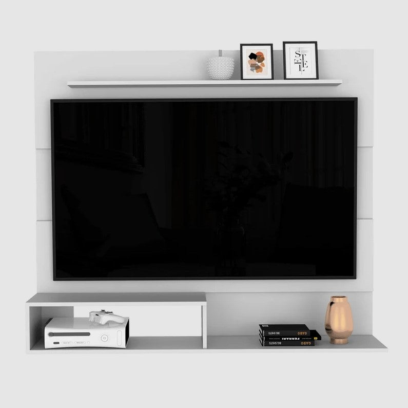 Panel de Tv Ascher MADIK Para TV de Hasta 55″ Color Blanco