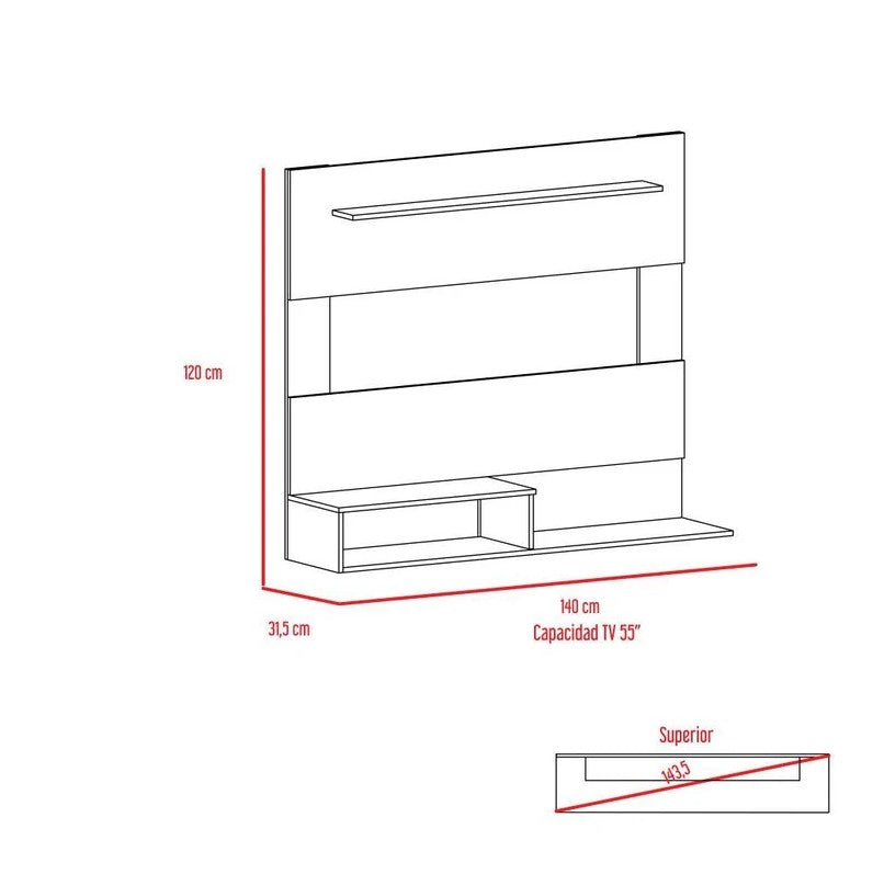 Panel Tv Beijing MADIK Para TV de 55″ Color Wengue