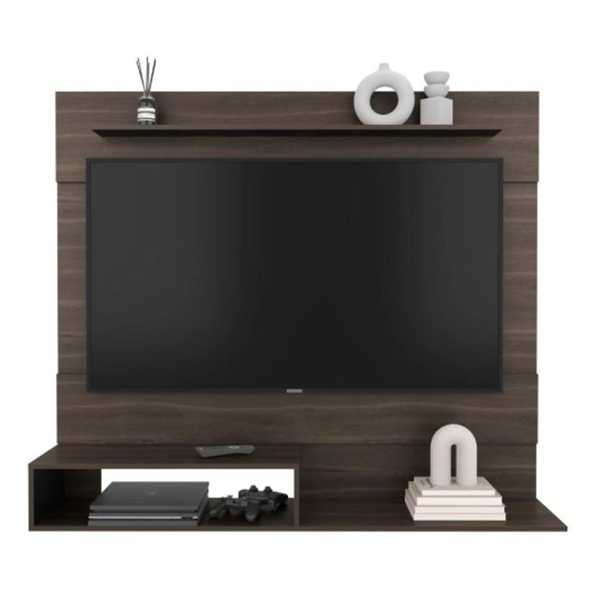 Panel de TV 70″ MADIK color Milan/Wenguecon con repisas