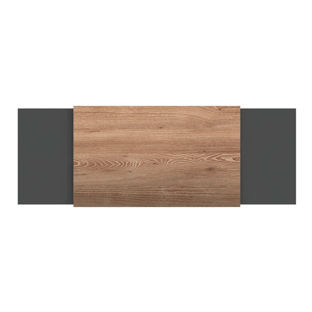 Cabecera Madik Ajustable de 140-200cm Color Gris Oscuro y Miel