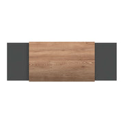 Cabecera Madik Ajustable de 140-200cm Color Gris Oscuro y Miel