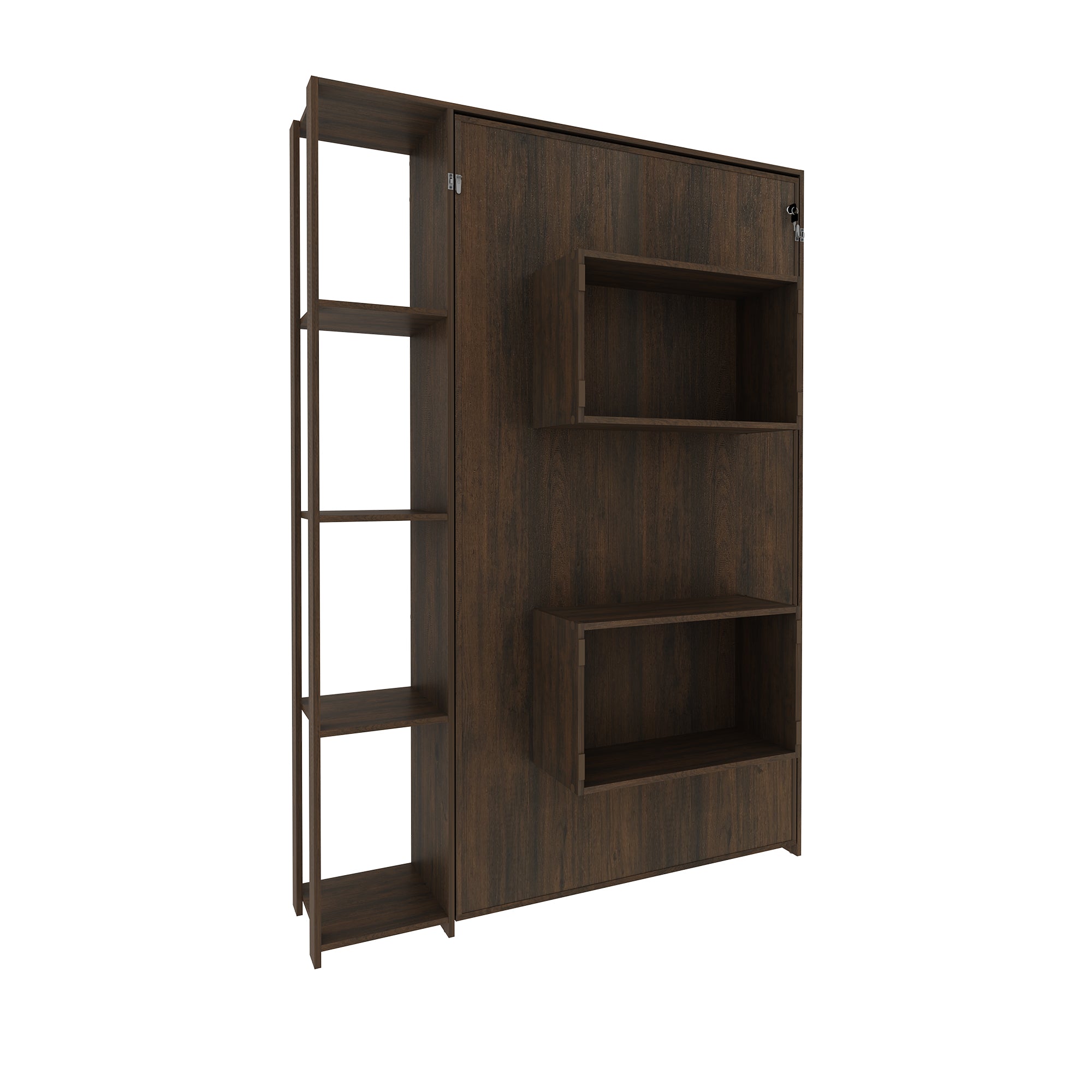 Base Cama Individual Abatible Con Estantes CM8025.0001