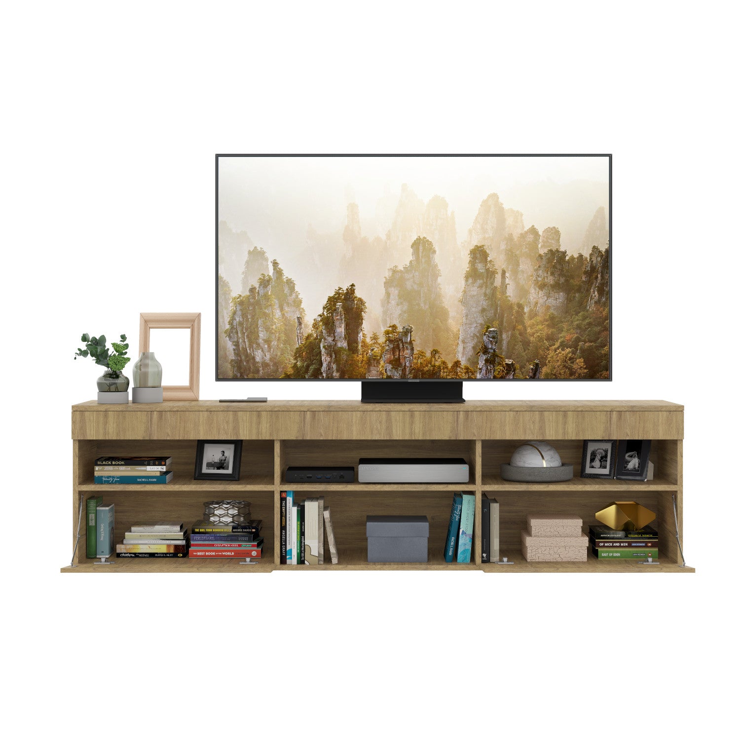 Centro de Entretenimiento para Tv 65″ Color Rustico