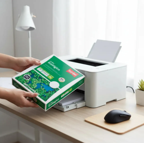 Papel Bond Scribe Ecologico Carta 75 Gr - 500 Hojas