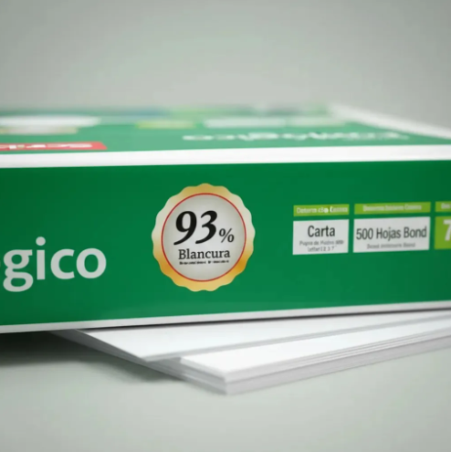 Papel Bond Scribe Ecologico Carta 75 Gr - 500 Hojas
