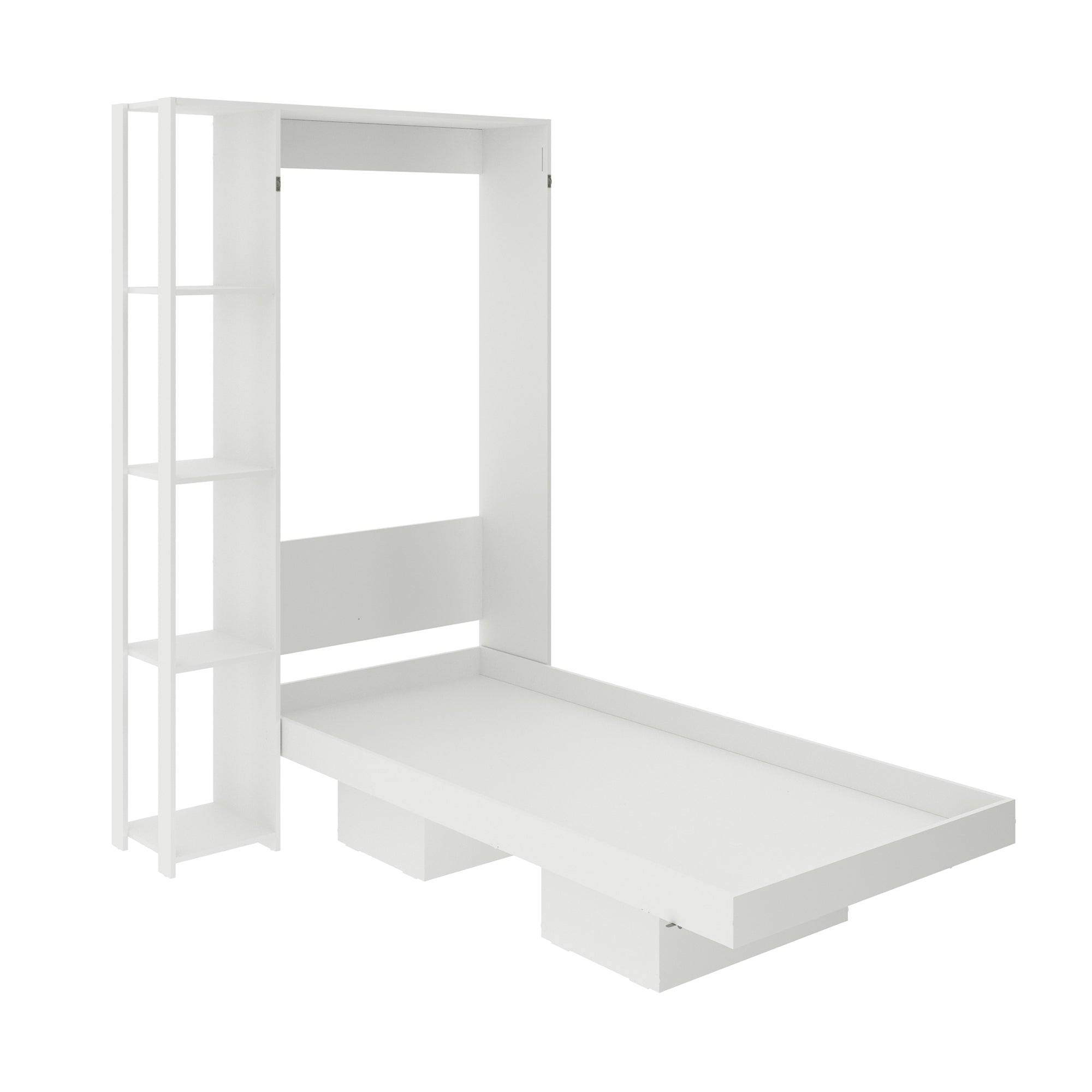 Base Cama Individual Abatible Con Estantes CM8025.0001