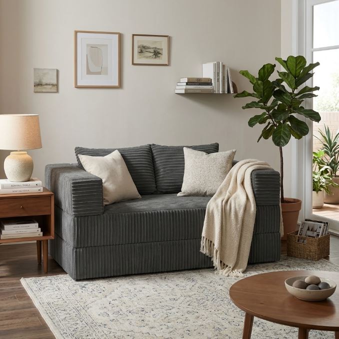 Sofá Cama Plegable MADIK 2 en 1 Multifuncional Matrimonial