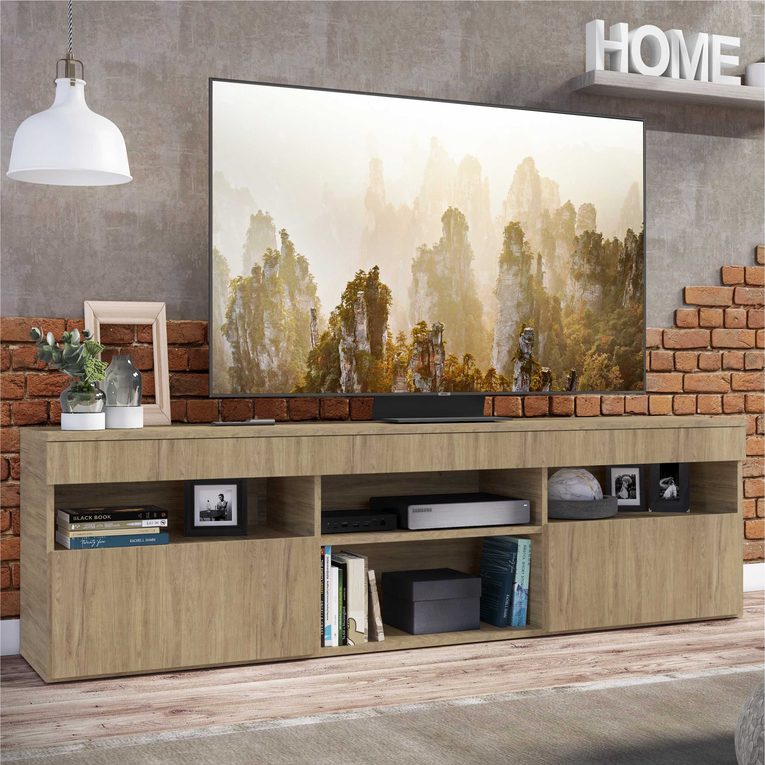 Centro de Entretenimiento para Tv 65″ Color Rustico