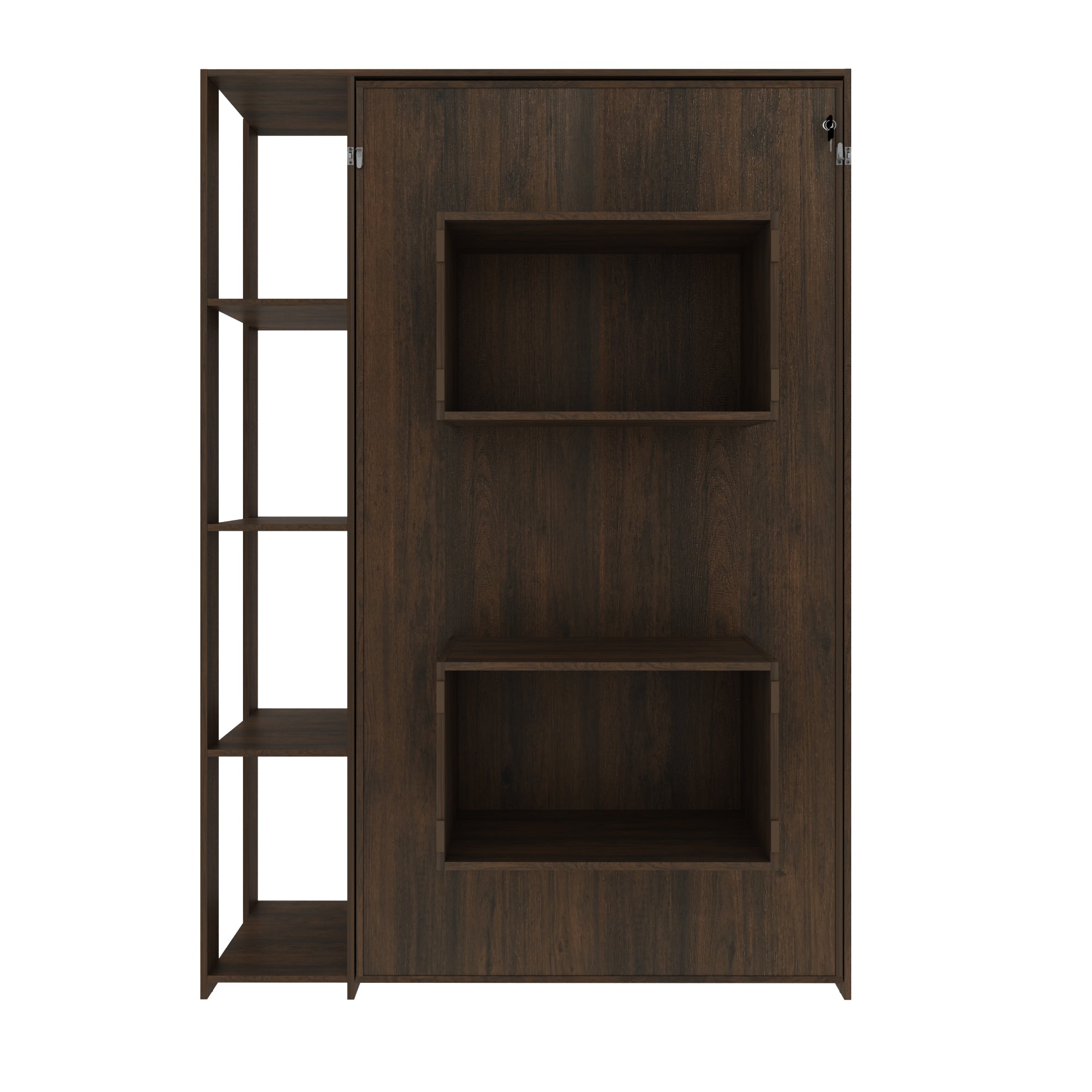 Base Cama Individual Abatible Con Estantes CM8025.0001