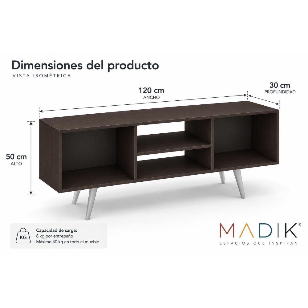 Mueble para TV de 55 pulgadas MADIK Expresso 120 cm