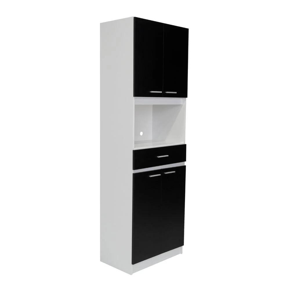 Auxiliar de Cocina Madik con Puertas y Repisas Color Wengue y Blanco