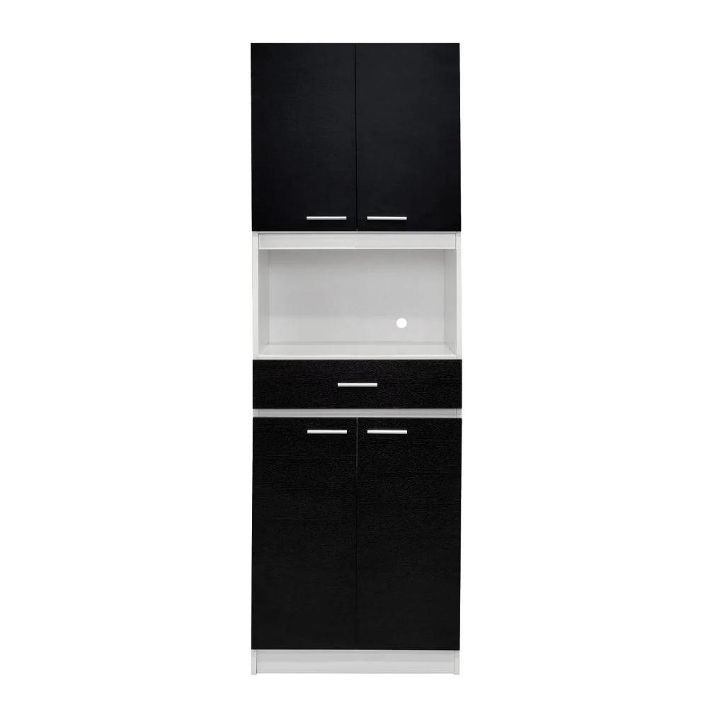 Auxiliar de Cocina Madik con Puertas y Repisas Color Wengue y Blanco