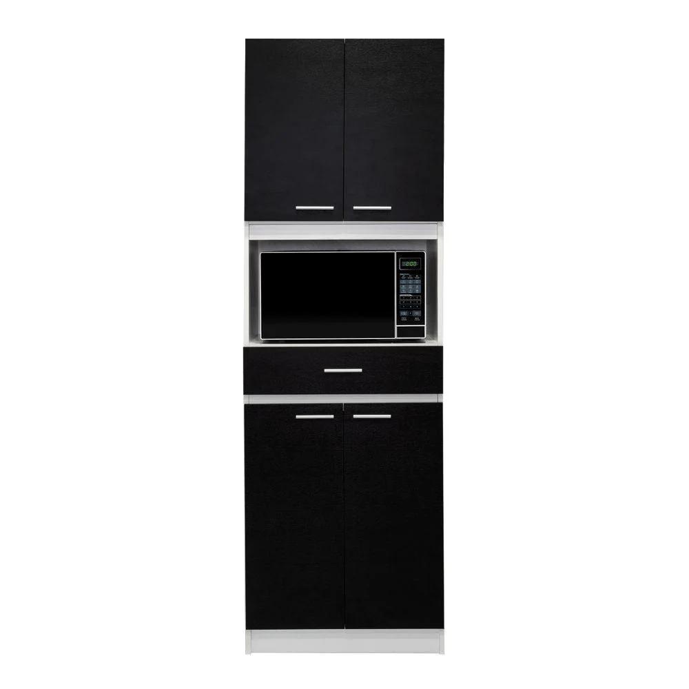 Auxiliar de Cocina Madik con Puertas y Repisas Color Wengue y Blanco